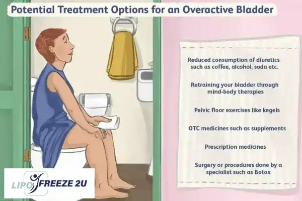 image of woman on toilet because of an overactive bladder Woolwich